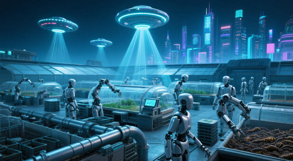 现代化养殖基地